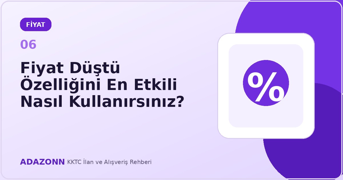 Fiyat Düştü etiketi ne anlama gelir?
